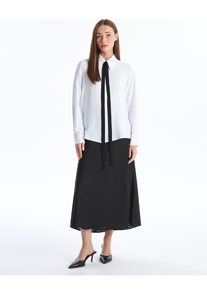 Yeni Sezon Fular Detaylı Kadın Gömlek fiyatları