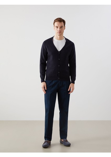 Yeni Sezon Standart Kalıp V Yaka Erkek Triko Hırka fiyatları