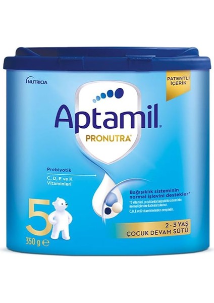 Aptamil 5 Prebiyotikli Çocuk Devam Sütü 350 gr