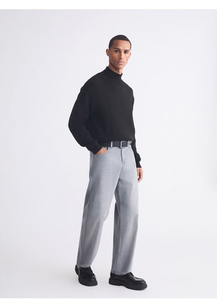 Yeni Sezon Baggy Fit Erkek Jean Pantolon