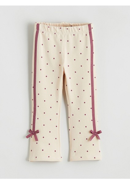 Yeni Sezon Fiyonk Detaylı Ispanyol Paça Kız Çocuk Tayt 2'li indirimleri