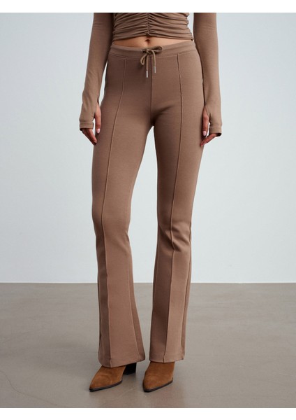 71891 Beli Lastikli Ispanyol Paça Eşofman-Vizon indirimleri