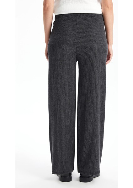 Yeni Sezon Beli Lastikli Düz Geniş Paça Kadın Pantolon fırsatları