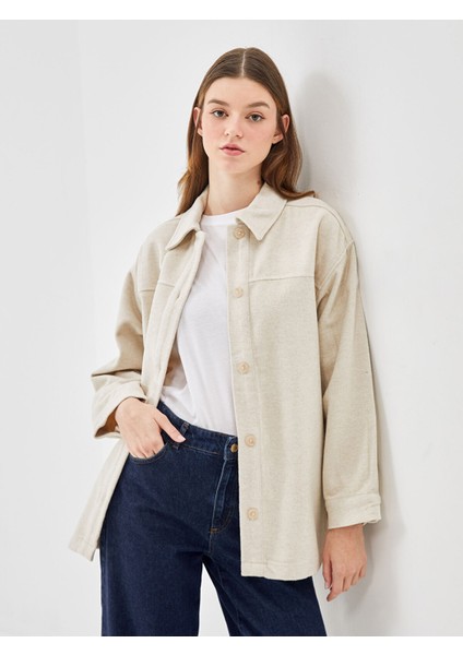 Yeni Sezon Oversize Kadın Gömlek Ceket