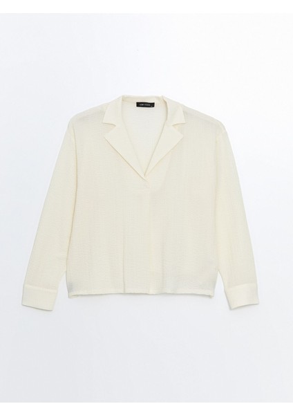 Yeni Sezon Gömlek Yaka Gofre Kadın Bluz indirimleri