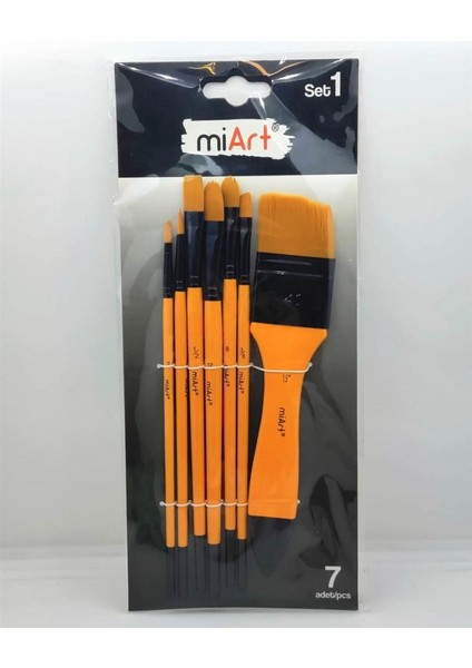 Karma Fırça Seti 7'li Zemin Fırça Seti-1