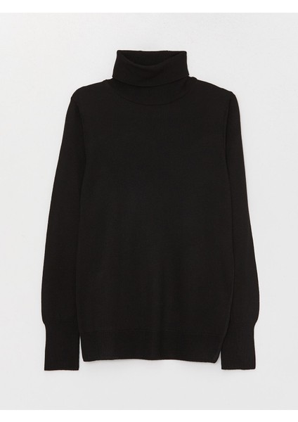 Yeni Sezon Balıkçı Yaka Düz Uzun Kollu Kadın Triko Kazak indirimleri