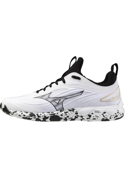 Wave Luminous 3 Unisex Voleybol Ayakkabısı Beyaz / Desenli