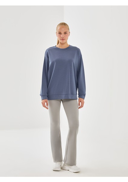 Yeni Sezon Bisiklet Yaka Oversize Kadın Sweatshirt fiyatları