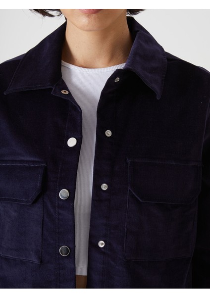 Yeni Sezon Kadife Kadın Gömlek Ceket modelleri