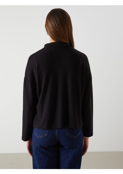 Yeni Sezon Polo Yaka Kadın Sweatshirt fırsatları