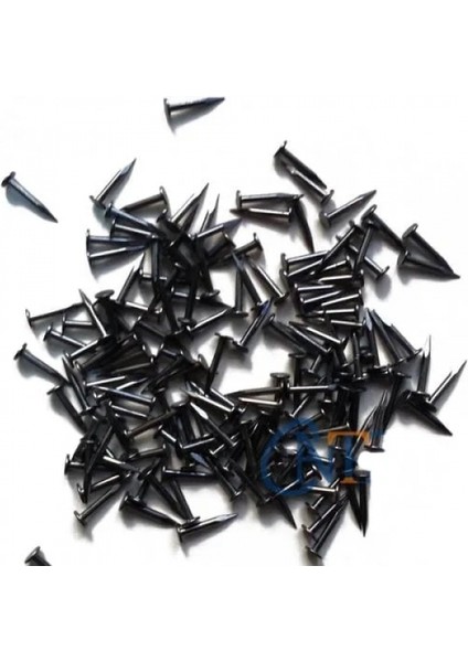 Klips, Menteşe, Ayağı Çivisi 7mm Çelik - Siyah 10GR