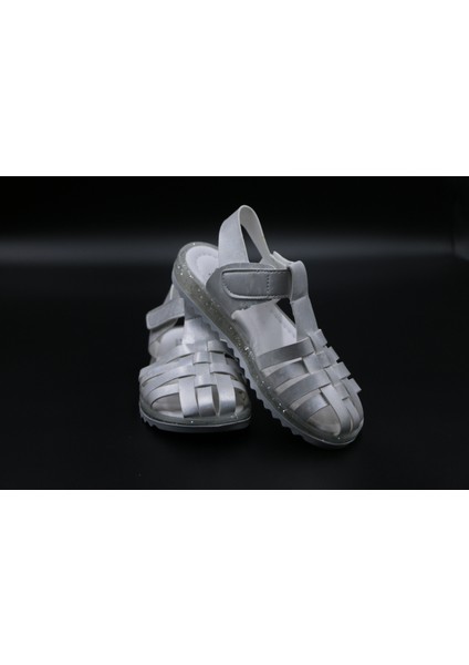 Arz Beyaz Simli Kız Çocuk Sandalet Ayakkabı fiyatları