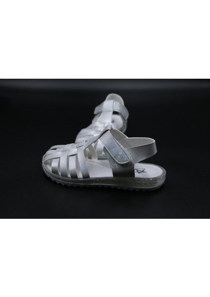 Arz Beyaz Simli Kız Çocuk Sandalet Ayakkabı fırsatları