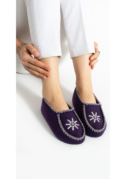 Kadın Patik Ev Ayakkabısı Hediyelik Çeyizlik Misafirlik Günlük Çetik