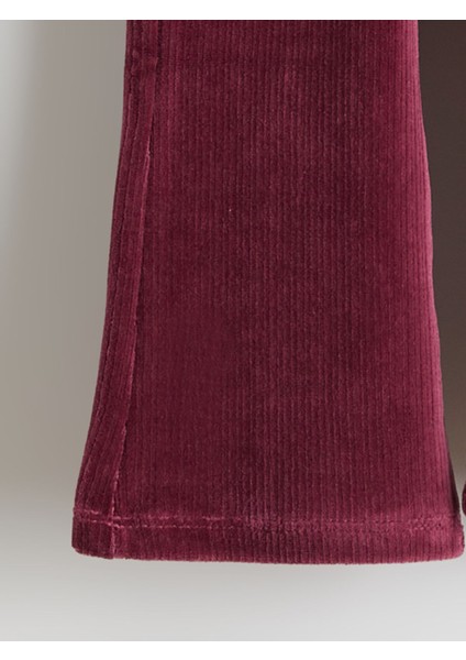 Yeni Sezon Beli Lastikli Kadife Kız Çocuk Tayt modelleri