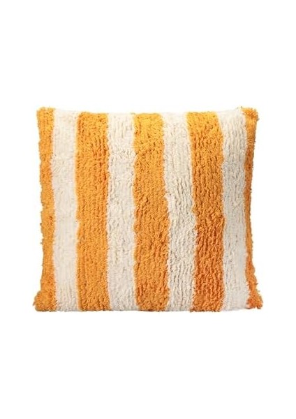 Pop Stripe Dokuma Yastık Hardal 45X45CM modelleri