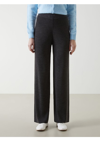 Yeni Sezon Beli Lastikli Kadın Triko Pantolon fiyatları