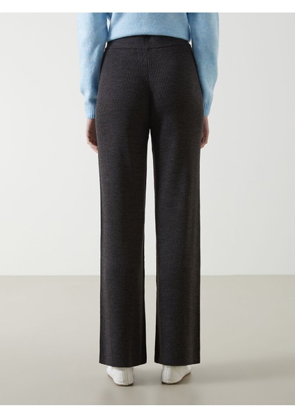 Yeni Sezon Beli Lastikli Kadın Triko Pantolon fırsatları