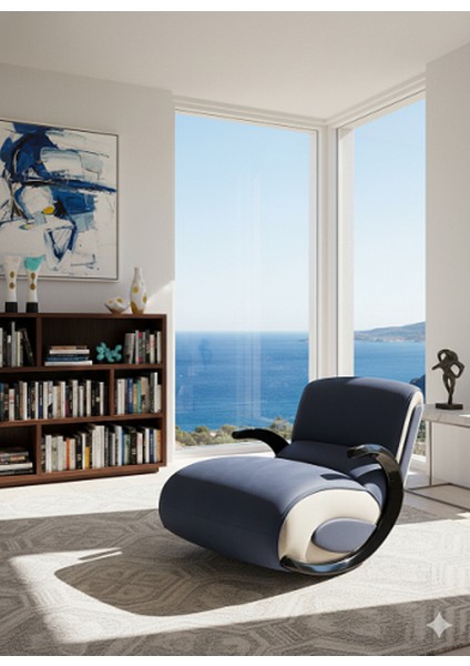 Sallanır Baba / Anne / Oyuncu Koltuğu Mavi-Siyah modelleri