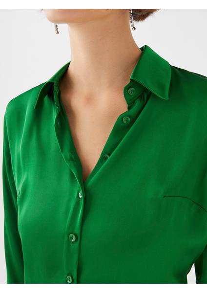 Yeni Sezon Düz Uzun Kollu Kadın Gömlek fırsatları