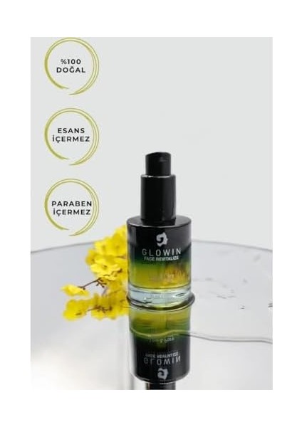 Glowin Skincare Vegan Içeriklerle Cildine Canlılık Kat: Canlandırıcı Etkili, Aydınlatıcı Etkili, Cilt Bakım Serumu