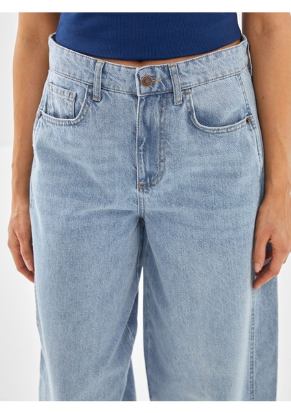 Yeni Sezon Balloon Fit Kadın Jean Pantolon fırsatları