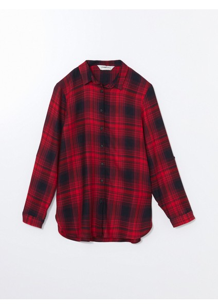 Yeni Sezon Ekose Kadın Gömlek