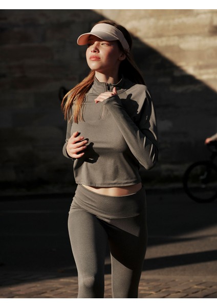 Yeni Sezon Beli Lastikli Kadın Spor Tayt