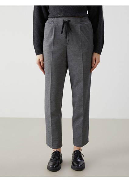 Yeni Sezon Beli Lastikli Desenli Kadın Pantolon fiyatları