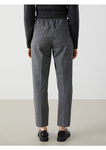 Yeni Sezon Beli Lastikli Desenli Kadın Pantolon fırsatları