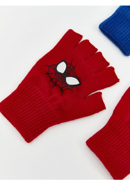 Yeni Sezon Spider-Man Baskılı Erkek Çocuk Eldiven Seti 2'li indirimleri