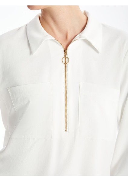 Yeni Sezon Gömlek Yaka Aerobin Kadın Bluz modelleri