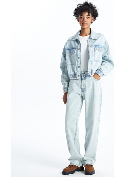 Yeni Sezon Straight Fit Kadın Jean Pantolon