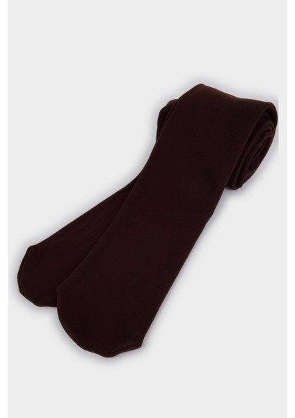 Kadın Kahve Termal Külotlu Çorap F8641AXNS