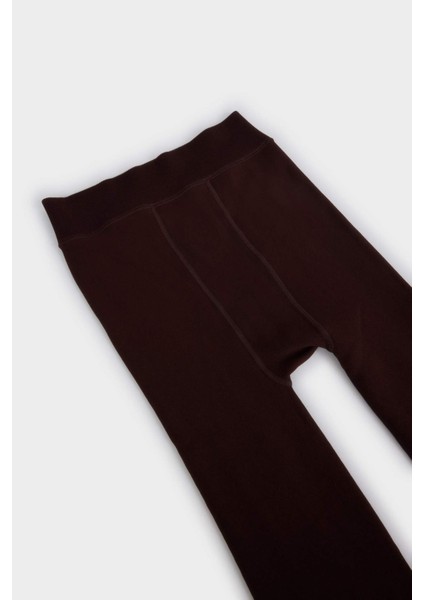 Kadın Kahve Termal Külotlu Çorap F8641AXNS