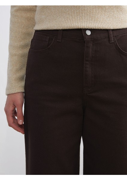 Yeni Sezon Standart Fit Geniş Paça Kadın Pantolon modelleri