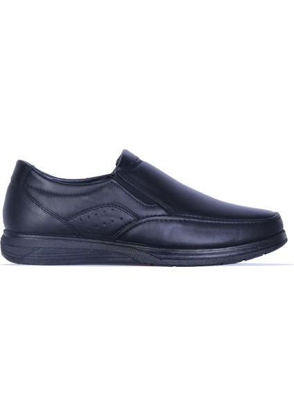 E-796 Siyah %100 Deri Erkek Casual Ayakkabı