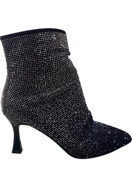 Orijinal Guja 136 Rahat Şık Taşlı Topuklu Bayan Bot