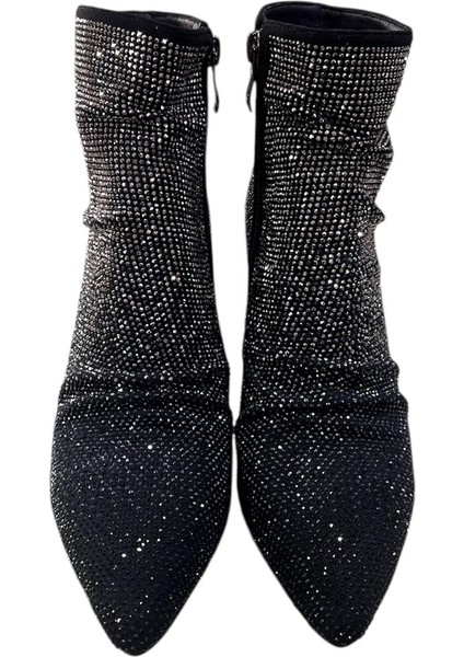 Orijinal Guja 136 Rahat Şık Taşlı Topuklu Bayan Bot modelleri