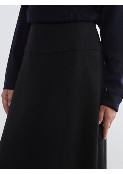 Yeni Sezon Beli Lastikli Kloş Etek modelleri