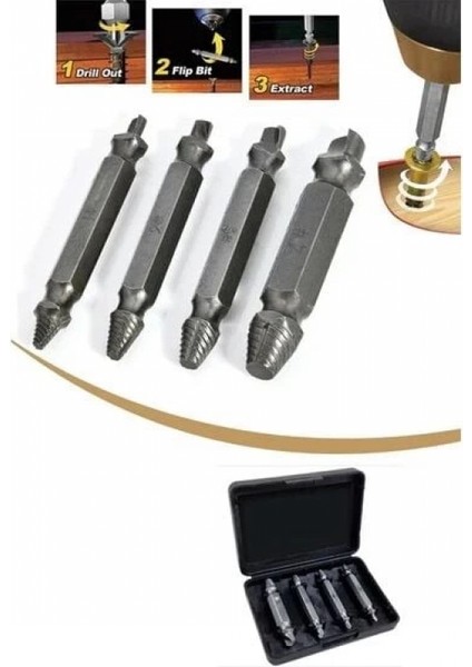 Hasar Görmüş Vida Çıkarıcı 4 Farklı Uç fiyatları