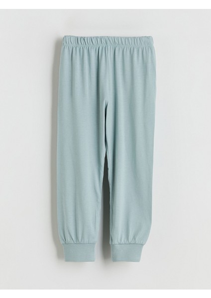 Yeni Sezon Bisiklet Yaka Erkek Çocuk Pijama Takımı indirimleri