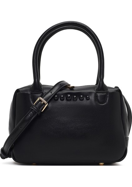 Kadın Siyah Uzun Askılı Kol Çantası 25WBD274118