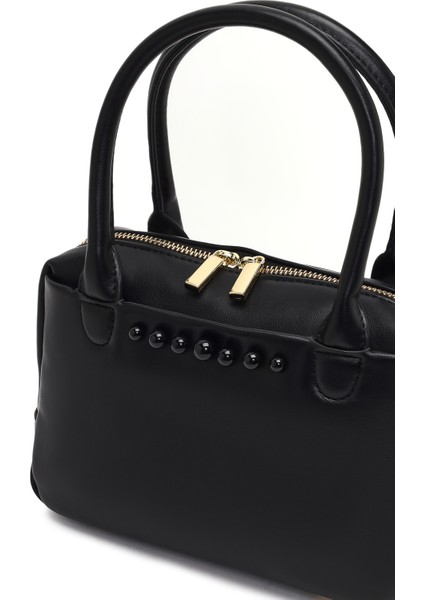 Kadın Siyah Uzun Askılı Kol Çantası 25WBD274118