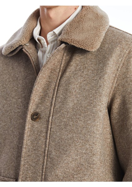 Yeni Sezon Standart Kalıp Ceket Yaka Erkek Kaşe Kaban modelleri