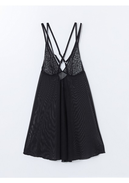 Yeni Sezon V Yaka Kadın Fantezi Gecelik