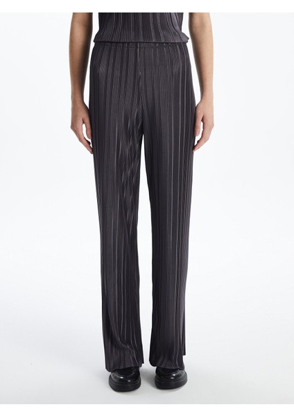 Yeni Sezon Beli Lastikli Dokulu Kadın Pantolon fiyatları