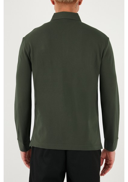 Pamuklu Regular Fit Polo Yaka Sweat Erkek Polo Yaka Sweat XM001288 AF17321 U8144 indirimleri