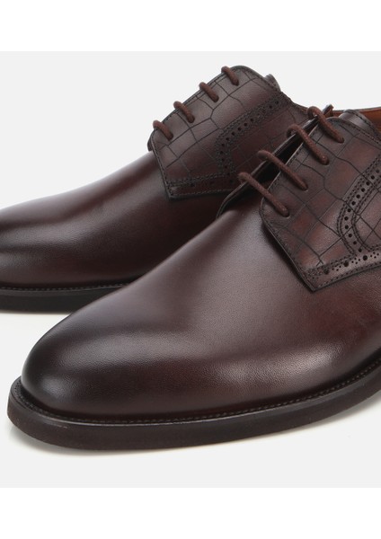 02AYH313810A480 ERKEK Deri Kahverengi Klasik Ayakkabı modelleri